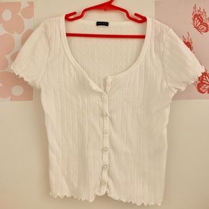 Brandy Melville Zelly Eyelet Top